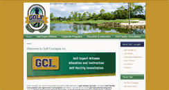 Desktop Screenshot of golfconceptsinc.com